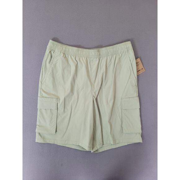 Amazon Aware Men's Relaxed-Fit Stretch Nylon Pull-On Cargo Short Small - Picture 2 of 7